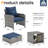 Billmont Wicker/Rattan 2 Person Seating Patio Conversation Sets With Ottoman-1853781990