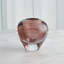 Spiraled Handmade Glass Table Vase-462532355
