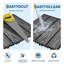 30cm L x 23cm W Plastic Interlocking Deck Tile-126239100