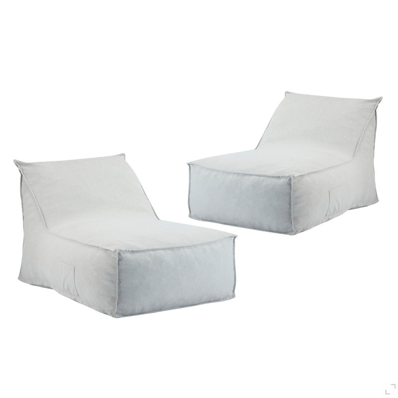 Fauteuil à billes d'extérieur, ensemble de 2
