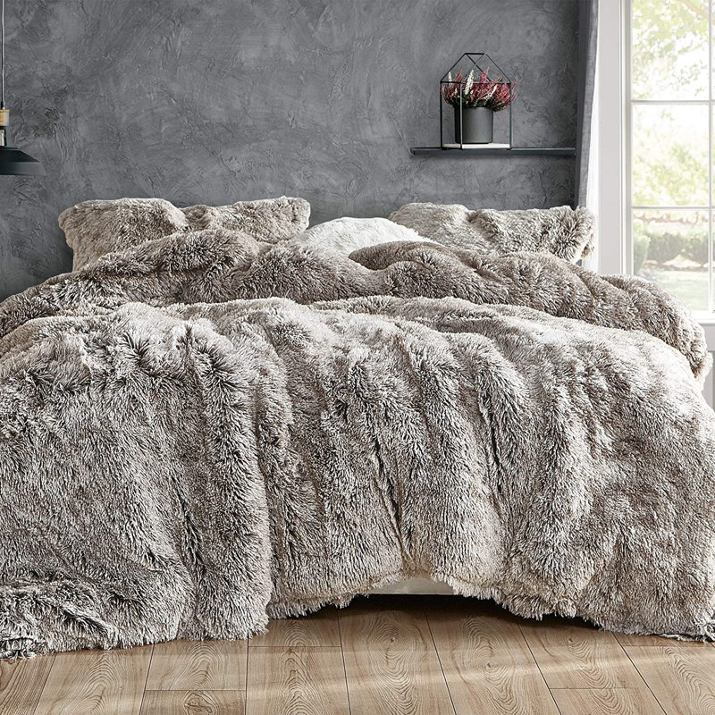 Are You Kidding Frosted Chocolate Coma Inducer Oversized Comforter Set, Twin XL Comforter + 1 Standard Sham