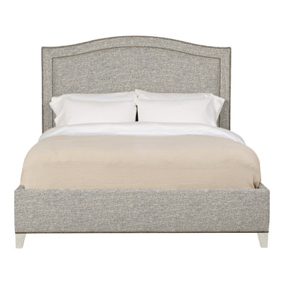 Caroline/Casey Queen Upholstered Low Profile Panel Bed