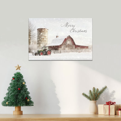 Abiella - Winter Red Barn