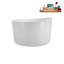 1099.8mm x 1099.8mm Soaking Acrylic Bathtub-1256633579