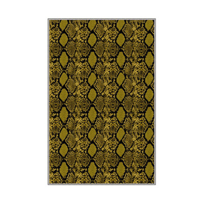 Tapis d'entrée antibactérien (2,6 x 6,6 pi) | 100% polyester, hauteur des poils de 0,4 po | Dessous en PVC antidérapant, lavable à la machine | Impression 3D numérique, durable et élégante pour les entrées, les salons et plus encore