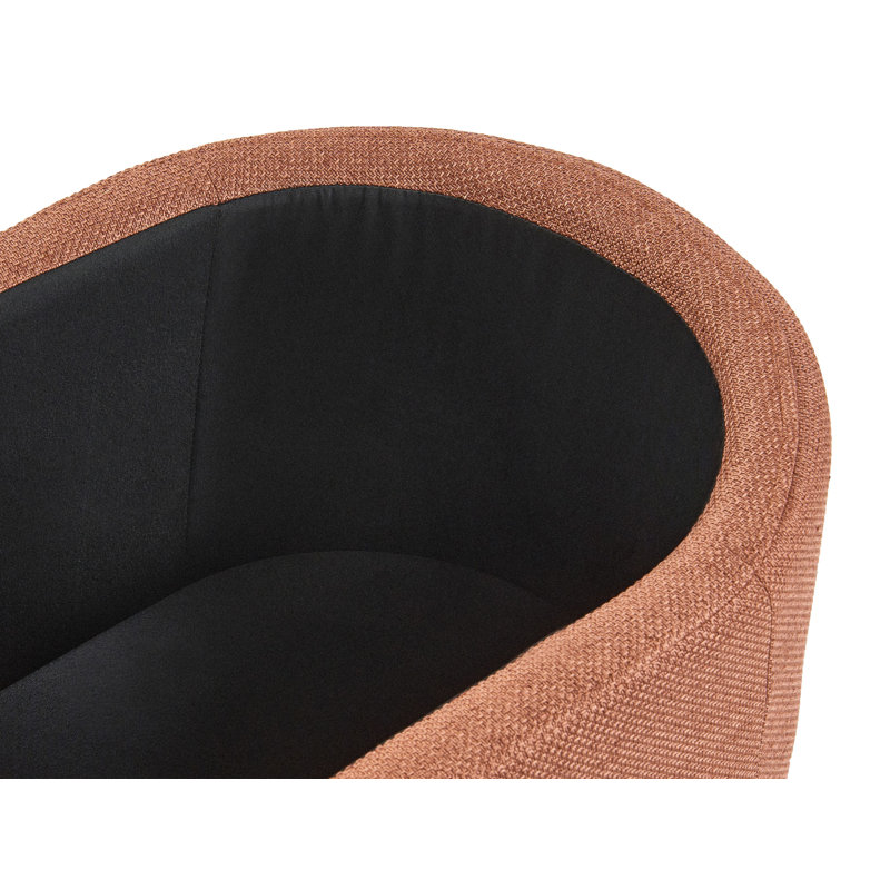 Fabric Upholstered Storage Bench, Brown