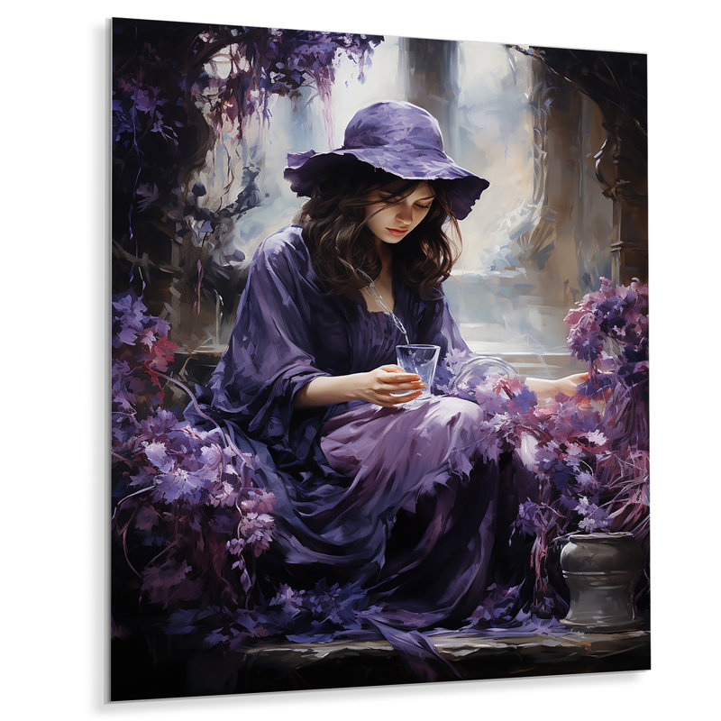 «Wisteria Witch» sur, H 32 po x l 16 po x P 1 po