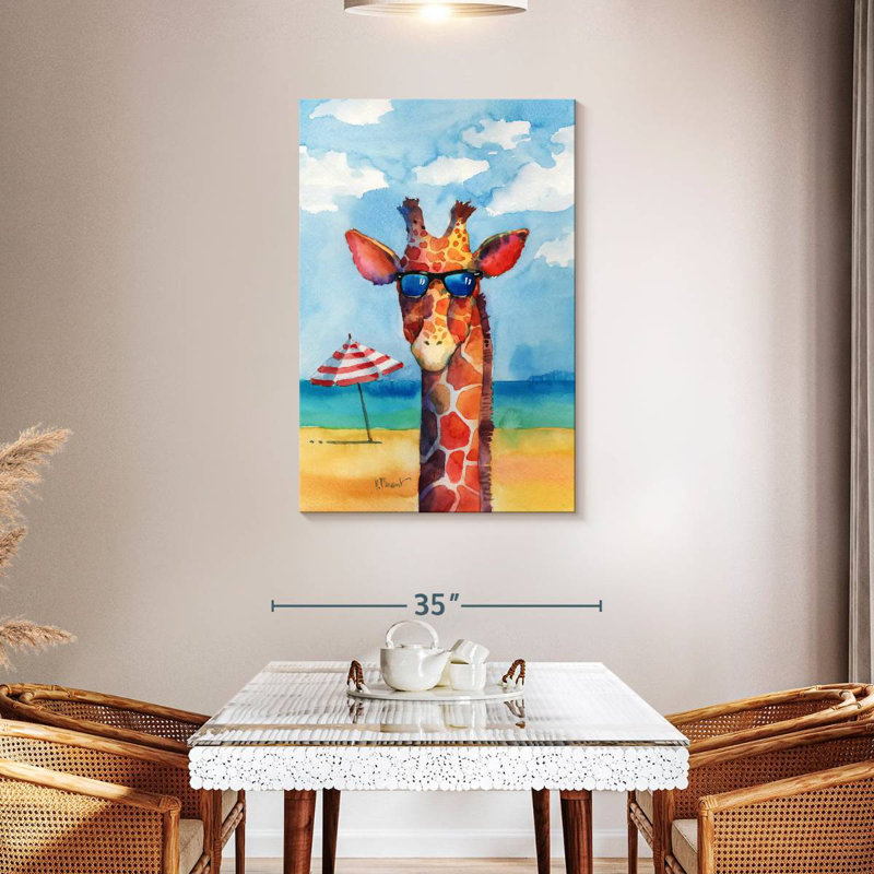 Abat-jour Ketti Hip - Girafe, H 45 po x l 30 po