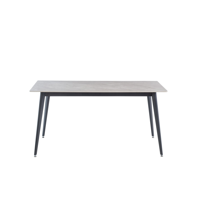 Ivy Rectangular Dining Table, H76 x L160 x W90cm, Kass Gold