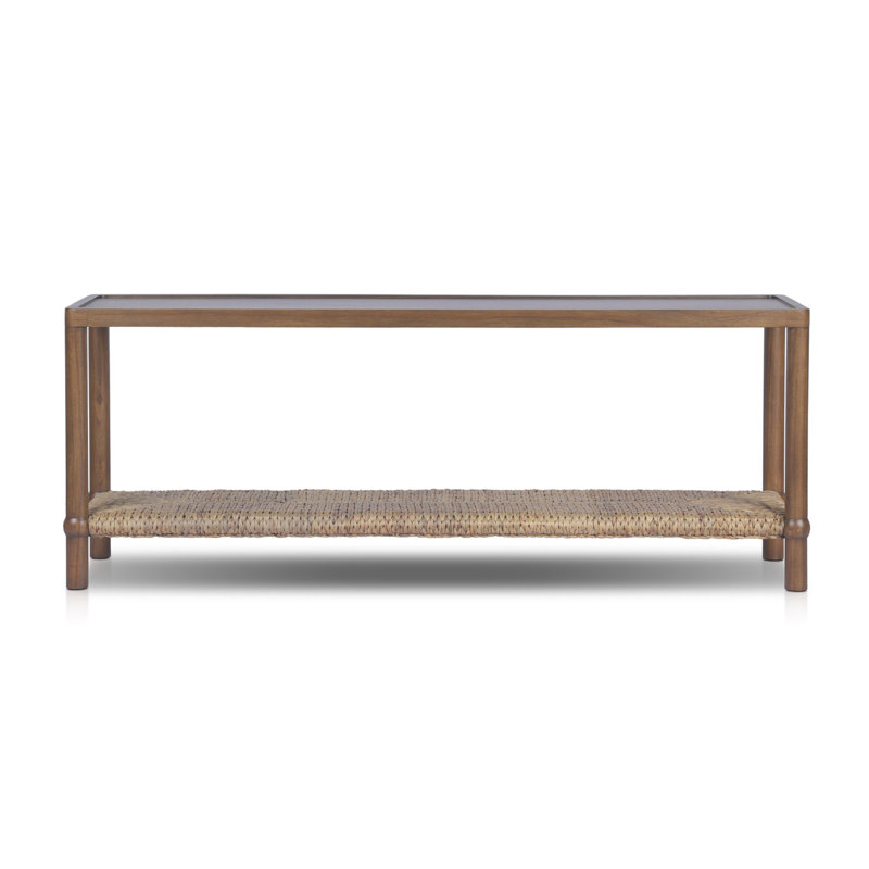 Gabriella Console Table, Brown Mindi