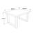 Roshaad Modern Office Furniture Set - Study Desk & Coffee Table, Walnut & Anthracite | 100% Melamine Coated Particle Board, Desk: 70.9 x 28.7 x 35.4 in, Table: 31.5 x 16.9 x 17.0 in | Sturdy Metal Legs, Stylish & Functional Design