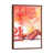 Classic Brown Wood Floater Framed