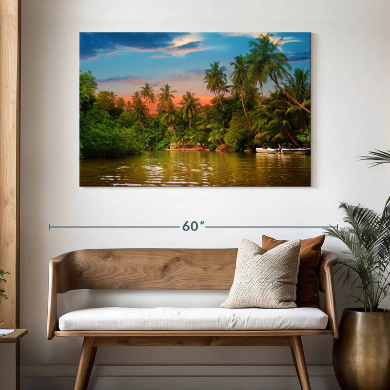 Palmiers Alvord Riverside, H 32 po x l 48 po