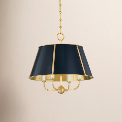 Cambridge Stainless Steel 4-Light Chandelier