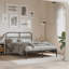 Vidaxl Bed Frame with Metal Headboard-101310387-101310396