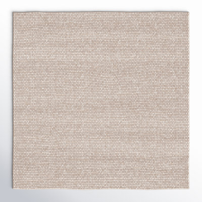 Elle Beige Hand-Woven Wool Rug