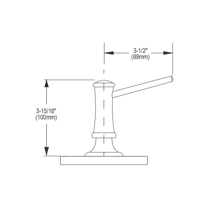 Soap Dispenser, Brushed Nickel