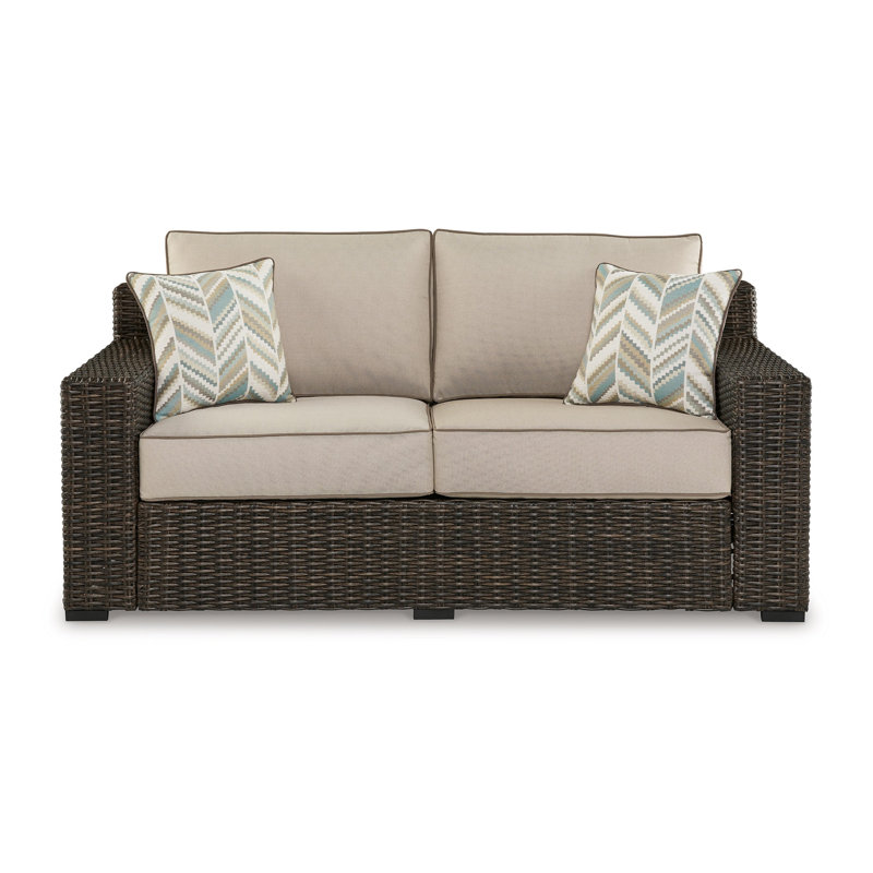 Gwennoline 71'' Wide Straight Loveseat with Cushions