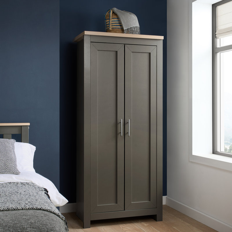 2 Door Manufactured Wood Wardrobe