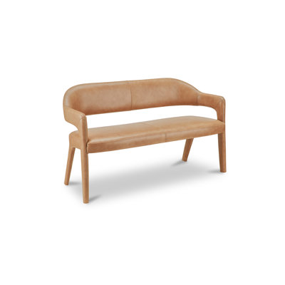 Martens Dining Bench Tan Leather
