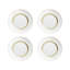Domo Gold Porcelain Salad/Dessert Plate-14058555