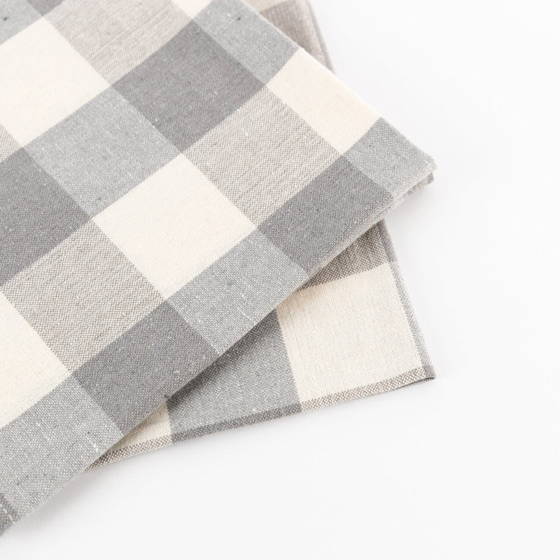 Linges de table Valjet, gris, 13 po x 72 po