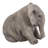 CHUBBY ELEPHANT SITTING