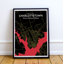 Charlottetown City Map - No Frame Print-1421963516