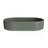 23.6 Inch Oval Dark Green Concrete Vessel Sink, Modern Countertop Bathroom Vessel Sink