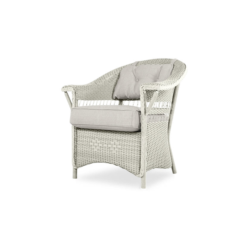 Nantucket Outdoor Dining Armchair, Friendly Flax, Linen