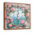 Toile avec cadre flottant brun