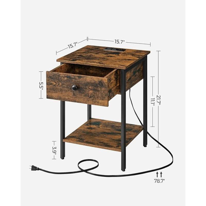 Sheli End Table with Storage