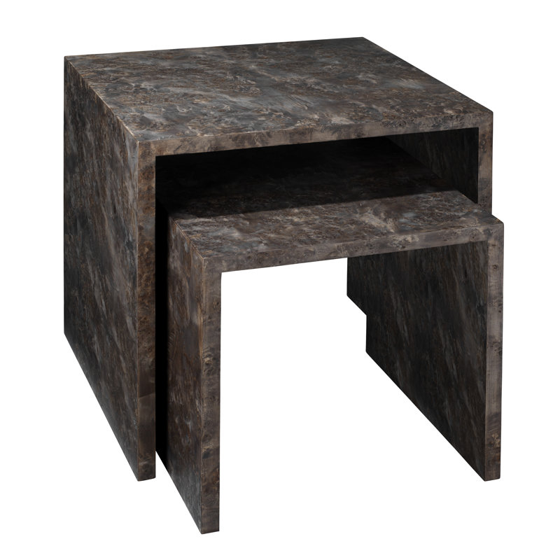 Bedford Nesting End Table, Charcoal