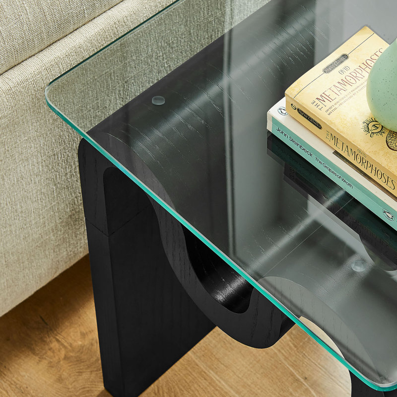 Table d'appoint Ondine, Noir, noir, noir, noir