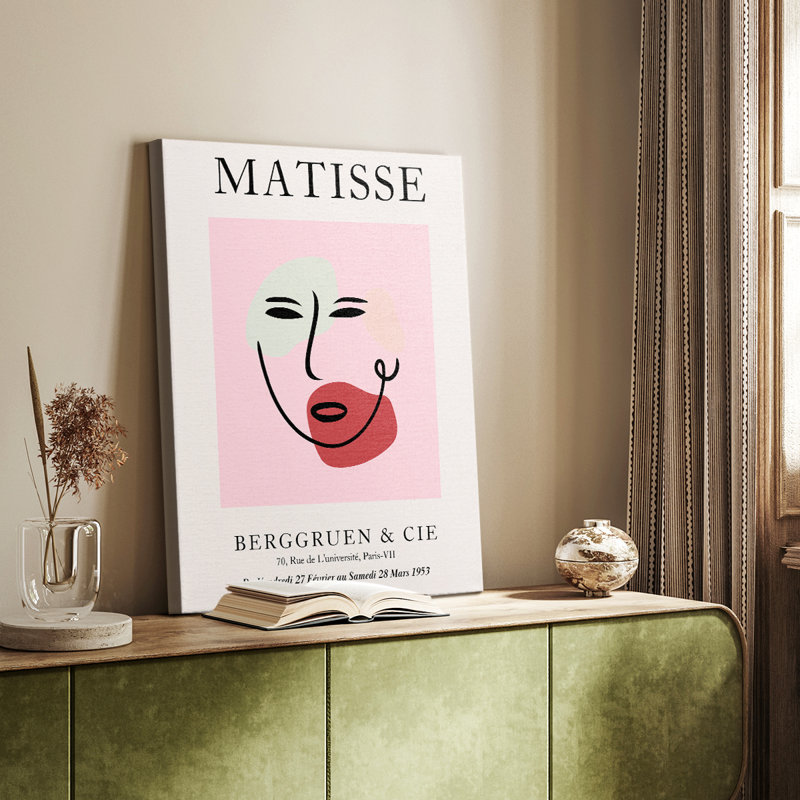 Matisse CDXCV, reproduction d'art encadrée Cavas, H 18 po x l 12 po