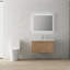 Ensemble de meuble-lavabo mural simple 35 po Gambhiri