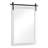 Rectangle Solid Wood Modern Farmhouse Accent Mirror  Flat Wall Mirror-260625493-259372921
