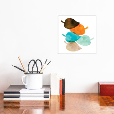 Mod Leaves II by Aimee Wilson - Wrapped Canvas Painting
