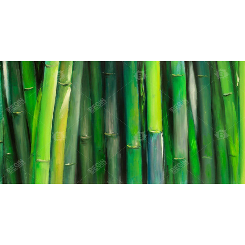 Bamboo plant - 15.75"x31.50" Desk mat
