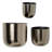 Magdalena 3-Piece Round Iron Wall Planters-2059334783