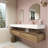 Alysa 84" Wall-Mounted Double Bathroom Vanity Set-71095561