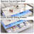 Jaycean LED Lights Coffee Table With 2 Large Drawers And Open Shelves-522965662