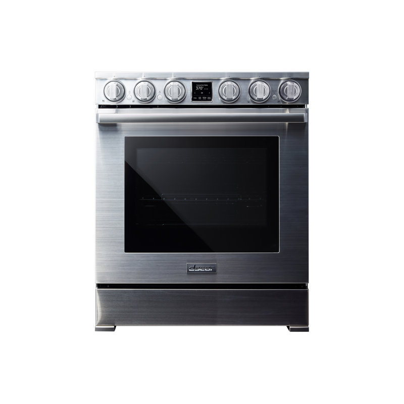 30" Pro-Range 4 Burners, Transitional, Silver, NG/LP, Induction