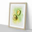 Avocado Split in Abstract - Picture Frame Graphic Art Print-55683340-55683337