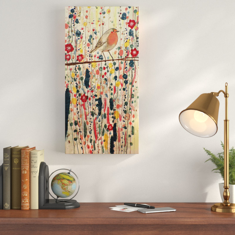 « je ne suis pas qu’un oiseau », reproduction d’art sur toile tendue, H 32 po x l 16 po x P 2 po
