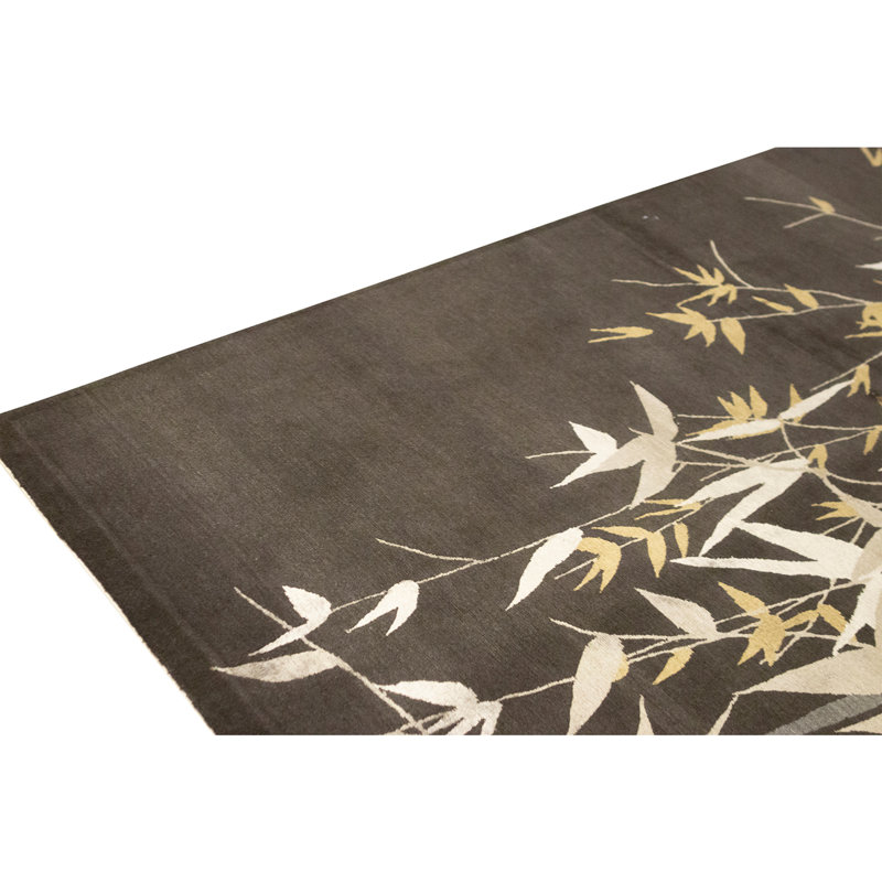 Tapis chocolat de haute qualité noué à la main
