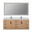 Meuble-lavabo double 84 po avec miroir Cicero