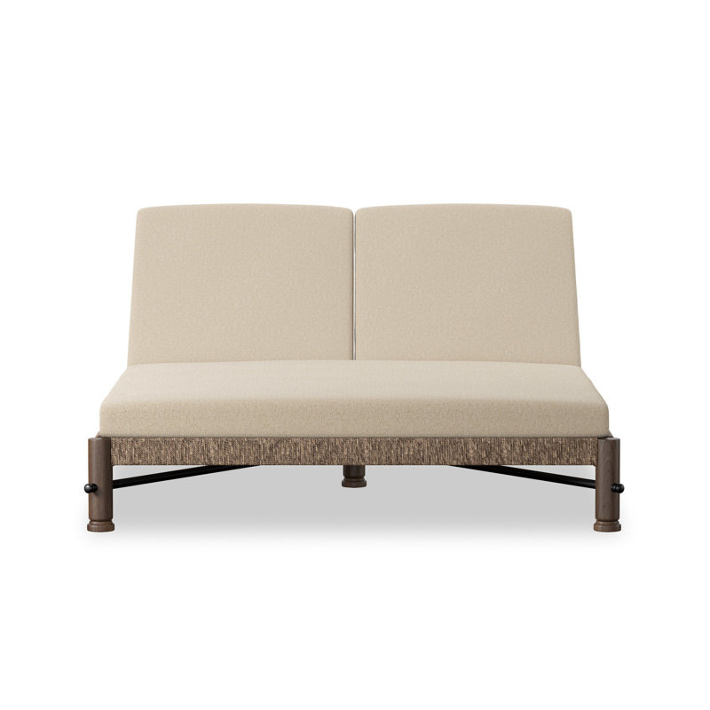 Finnegan Outdoor Double Chaise, Alessi Buff