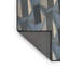 Tapis géométrique bleu / gris-560194711
