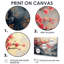 Rose, bleu, cerisier en fleurs, branche en Chine - ensemble d'art mural fleur de cerisier-107201406-107201401